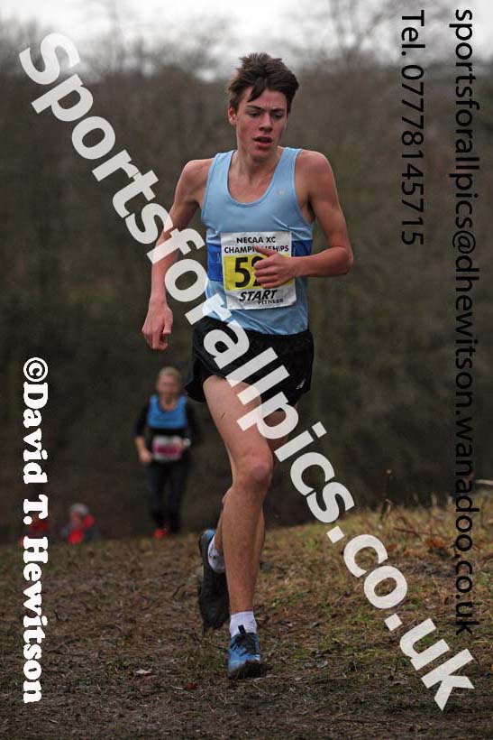 Mens under-17s North Eastern Cross Country, Aykley Heads, Durham. Photo: David T. Hewitson/Sports for All Pics